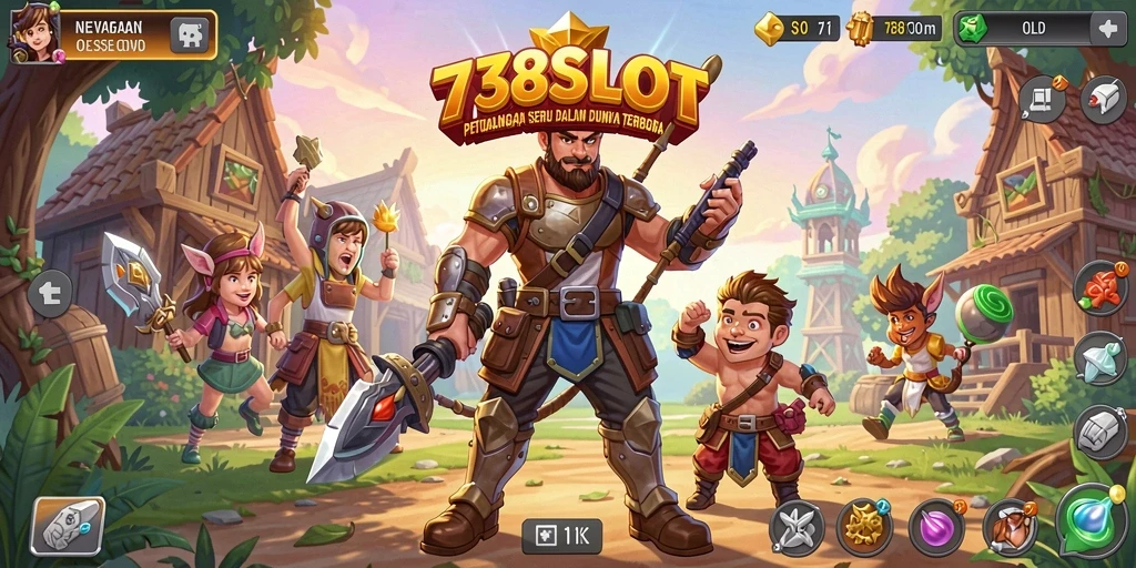 Tampilan utama <strong>738SLOT</strong> yang memukau dalam gameplay Open World.