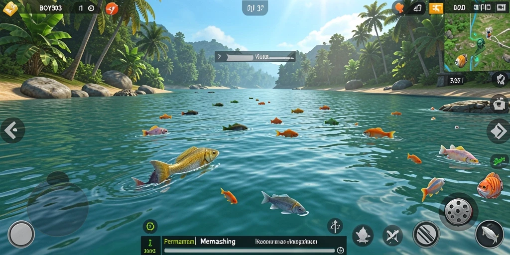 Gameplay memancing yang menarik dan penuh warna di BOY303.