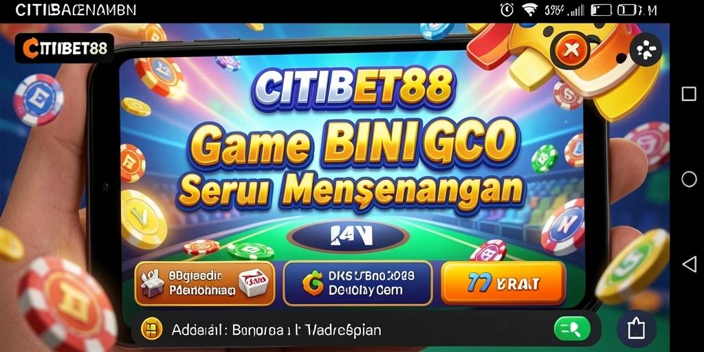 Tampilan gameplay menarik dari CITIBET88 dengan suasana bermain Bingo yang seru.