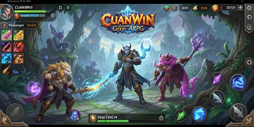 Tangkapan layar menampilkan aksi seru gameplay ARPG di CUANWIN.