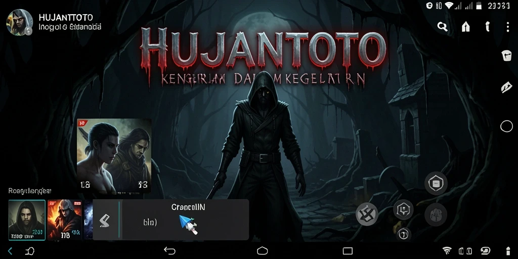 Tampilan mencekam dalam permainan HUJANTOTO yang penuh misteri.