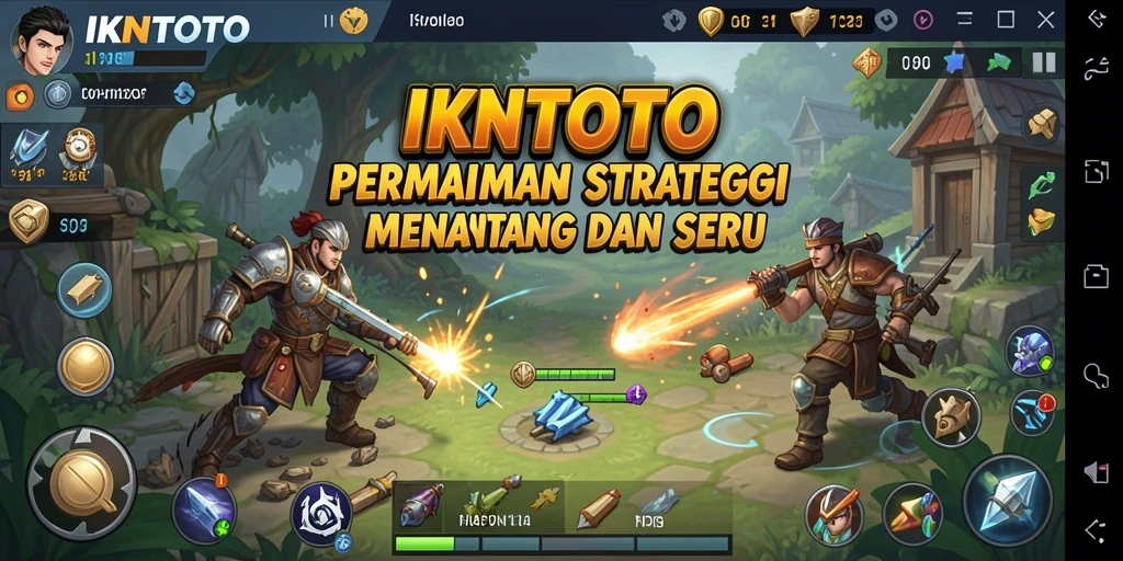 Tampilan gameplay seru dari game strategi IKNTOTO yang penuh tantangan.