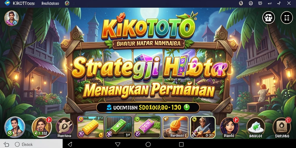 Tampilan gameplay KIKOTOTO dengan strategi yang menarik.