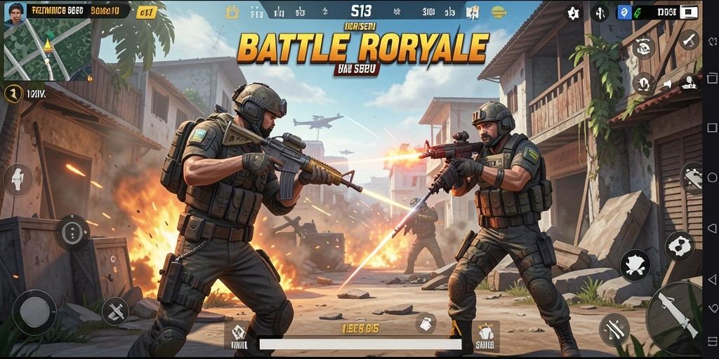 Gameplay S13 dengan aksi pertempuran mendebarkan.