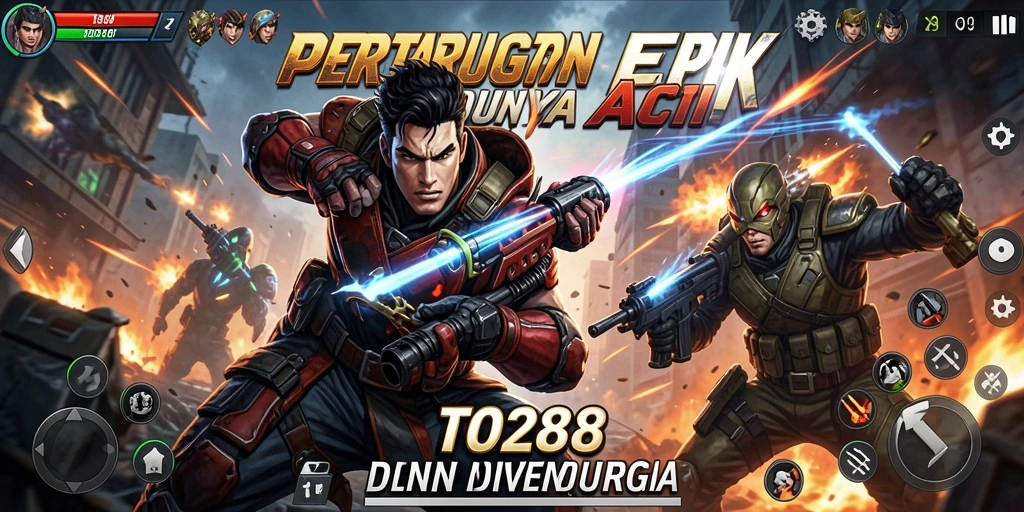 Screenshot menampilkan aksi pertarungan seru dalam TO288.