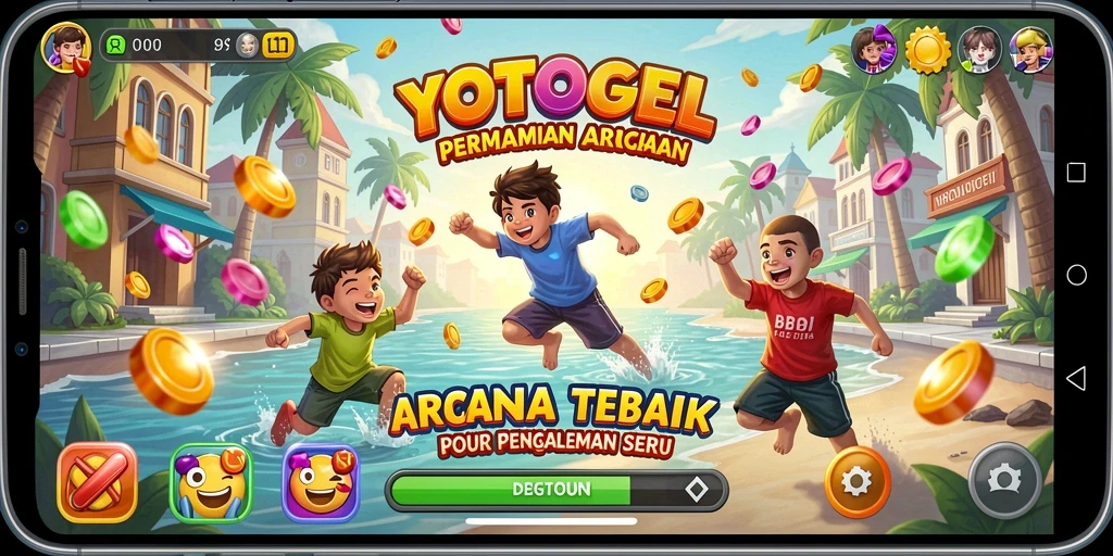 Screenshot YOTOGEL menunjukkan aksi seru di dalam permainan Arcade.